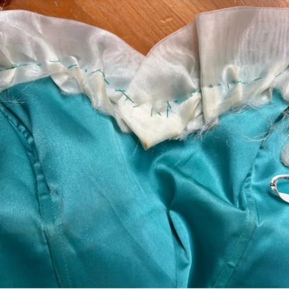 Betsey Johnson Blue and White Lace Midi Dress - Picture 7 of 10